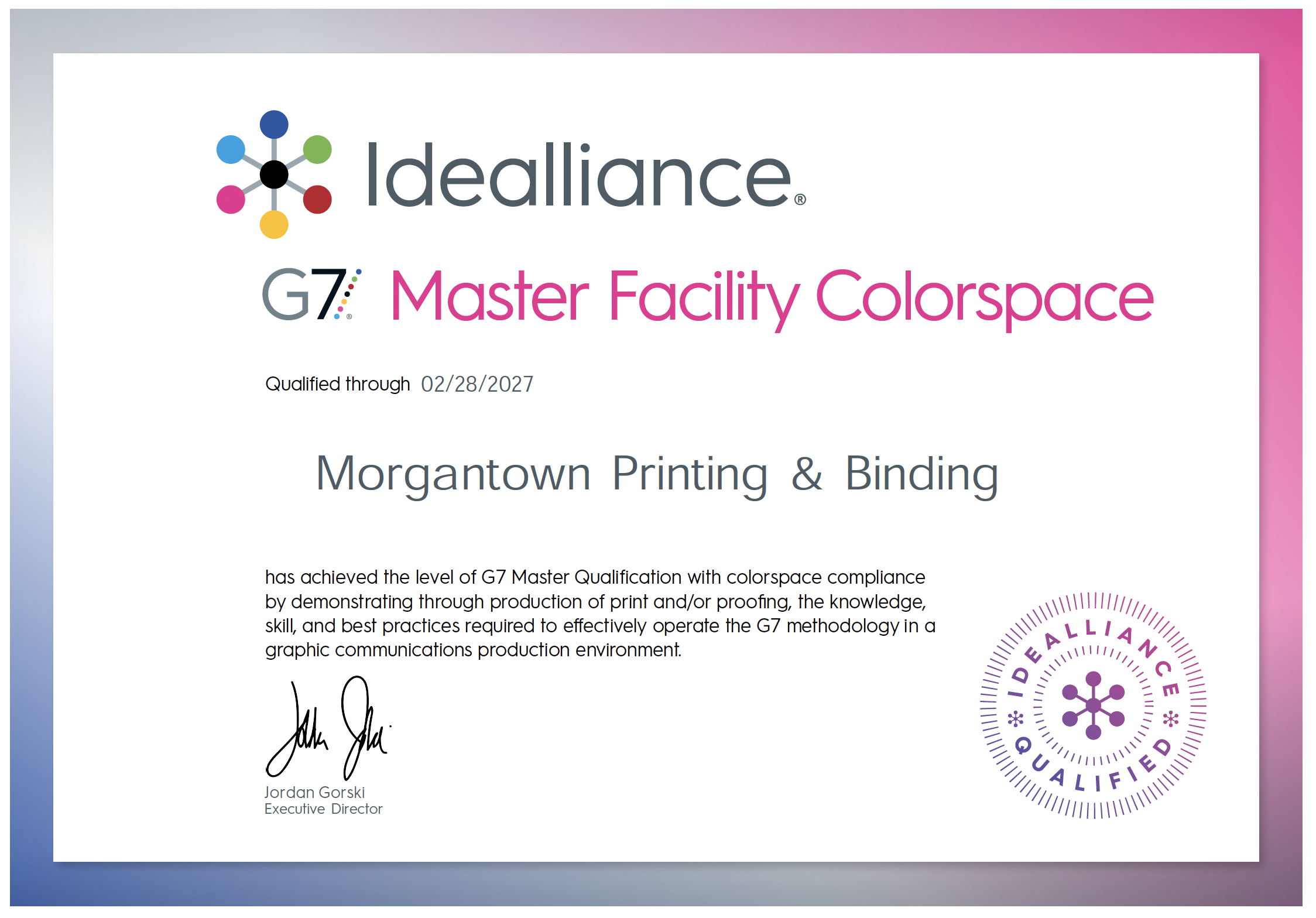 G7 Certified