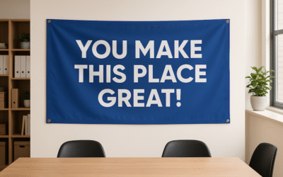 Labor Day in Print: Using Banners to Recognize Hard Work