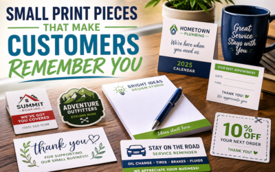 Small Print Pieces That Make Customers Remember You