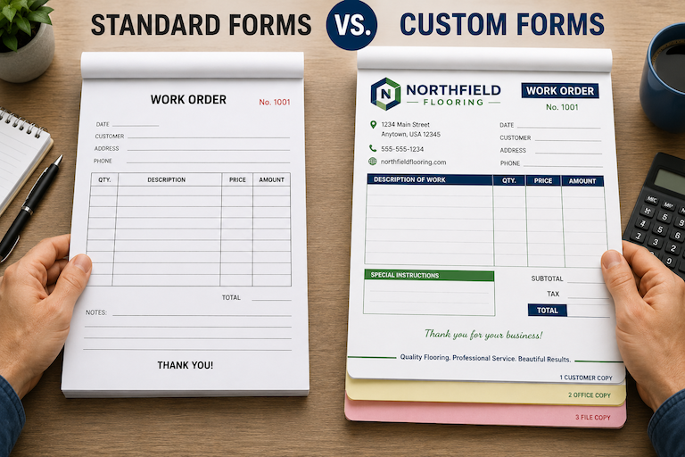 Are Standard or Custom Forms Right For Your Business?