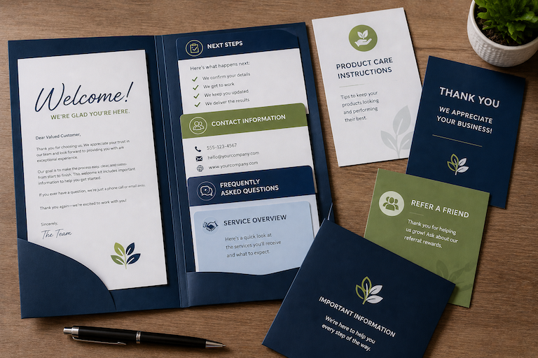 Use a Welcome Kit That Builds Customer Confidence
